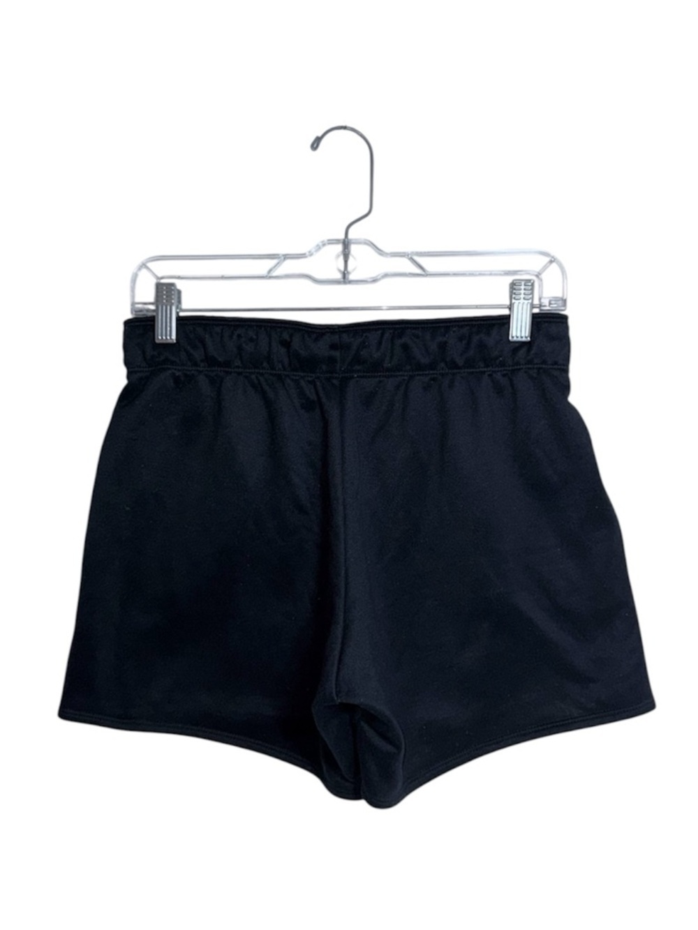 Nike Dri Fit Sweat Shorts Black Logo Waistband Mid-rise Athleisure Small Women’s - Picture 6 of 12